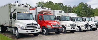 hino trucks reefer refrigerated vans